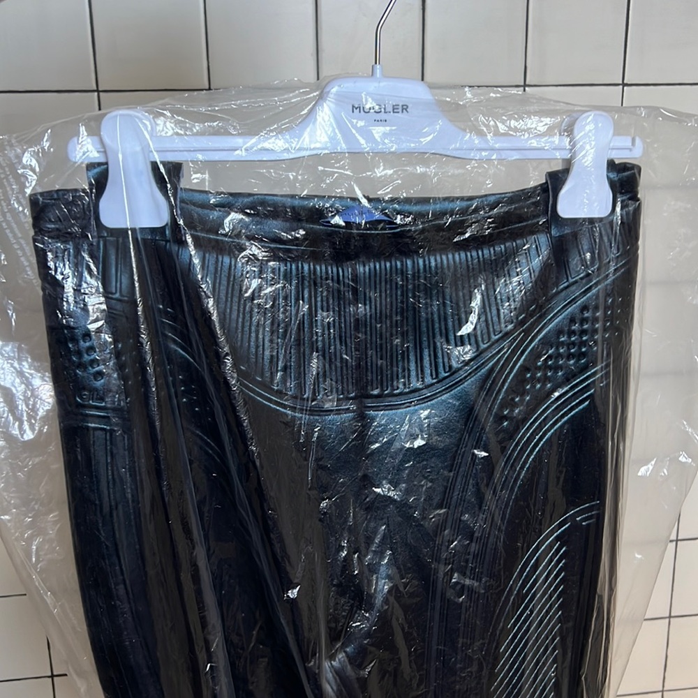 MUGLER Embossed Pants